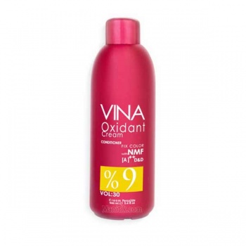 اکسیدان وینا 9 درصد حاوی مواد نرم کننده (حجم 1000میلی لتر) - Vina Oxidant 9 Percent With Conditioner