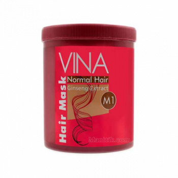 ماسک مو وینا مناسب موهای معمولی حاوی جنسینگ (حجم 750 میلی لیتر) - Vina Hair Mask For Normal Hair With Ginseng Extract
