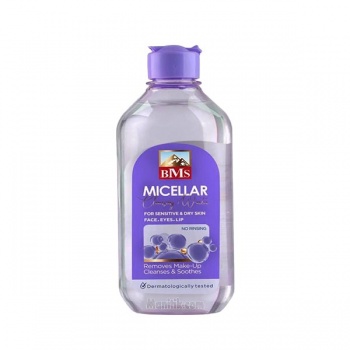 میسلار واتر بی ام اس مناسب پوست خشک و حساس - Bms Micellar Water For Sensetive And Dry Skin