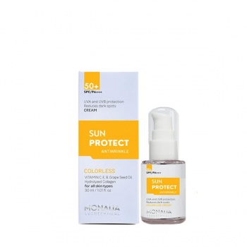کرم ضد آفتاب مونالیا (ضد چروک) - Monalia Sun Protect Colorless